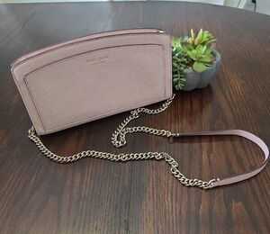 Kate Spade Mauve Crossbody Bag with Chain Strap